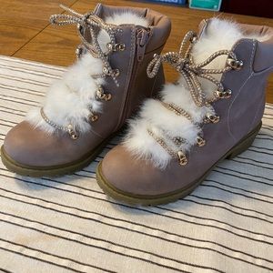 Wonder Nation Little Kid’s Furry Boots